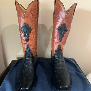 Lucchese Randall Men’s Ostrich boots-Size 10 D-like new!